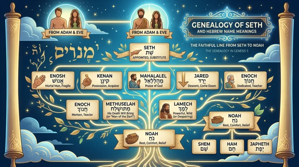 Genealogy of Seth Hebrew Meaning