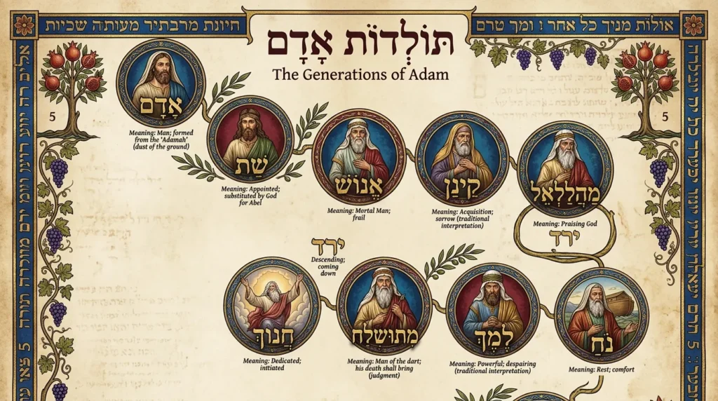 Lineage From Adam Hebrew Meaning