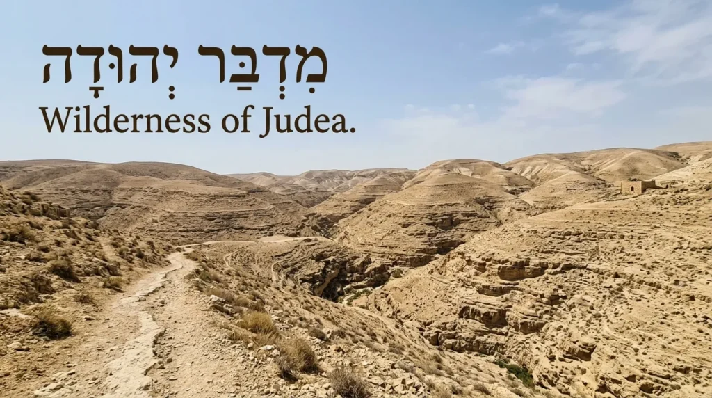 Wilderness of Judea Hebrew Meaning
