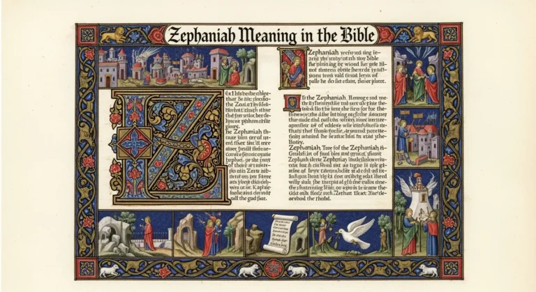 Zephaniah Meaning in the Bible