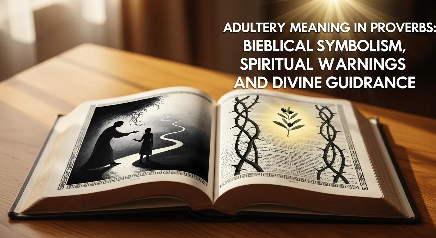 Adultery Meaning in Proverbs