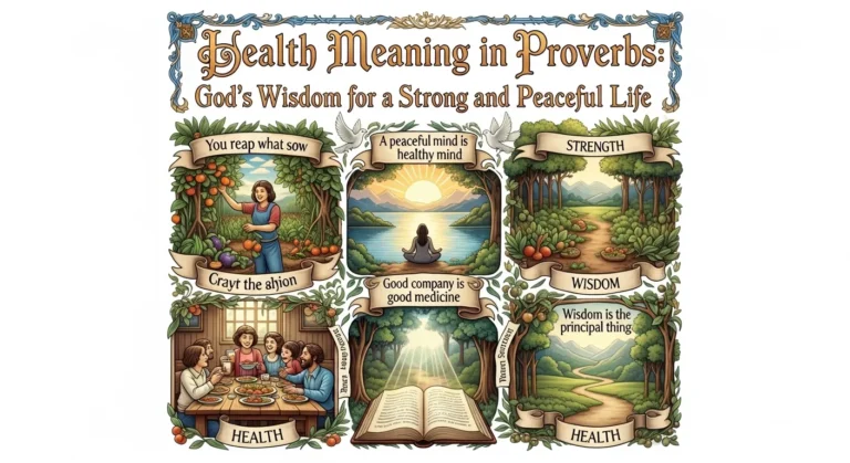 Health Meaning in Proverbs