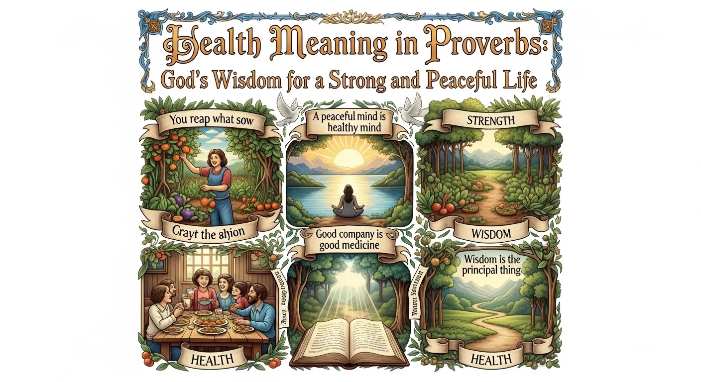 Health Meaning in Proverbs