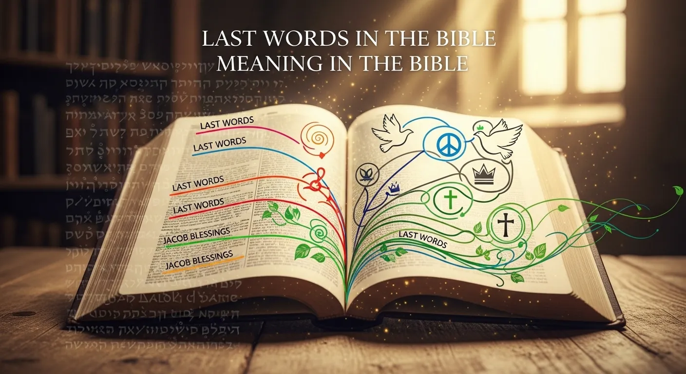 Last Words in the Bible Meaning in the Bible