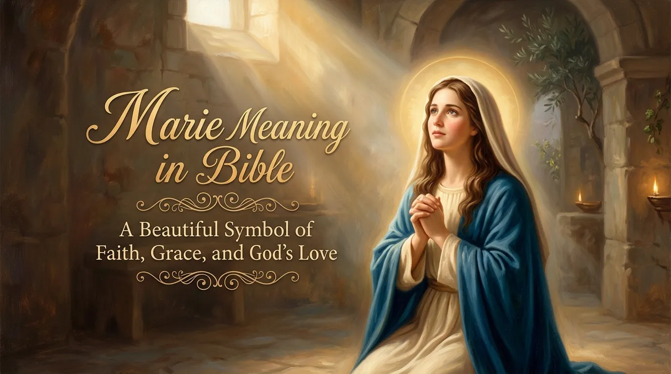 Marie Meaning in Bible