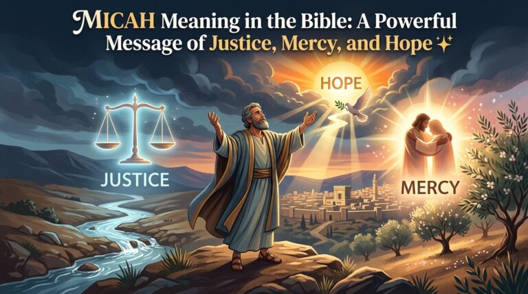 Micah Meaning in the Bible