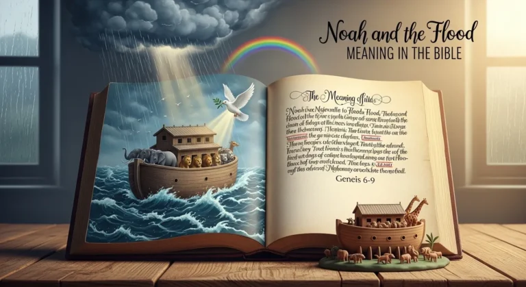 Noah and the Flood Meaning in the Bible