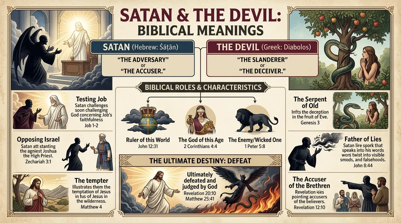 Satan the Devil Meaning in the Bible