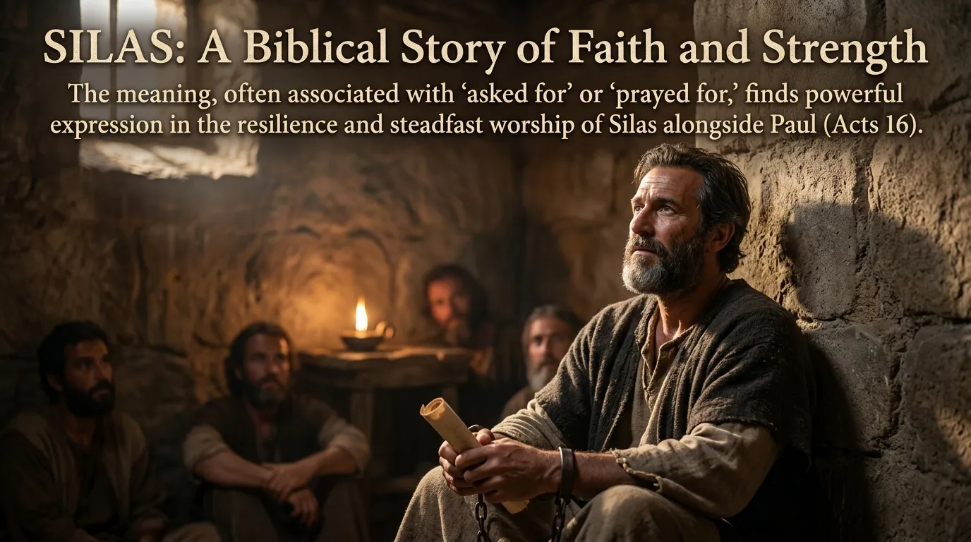 Silas Name Meaning in Bible