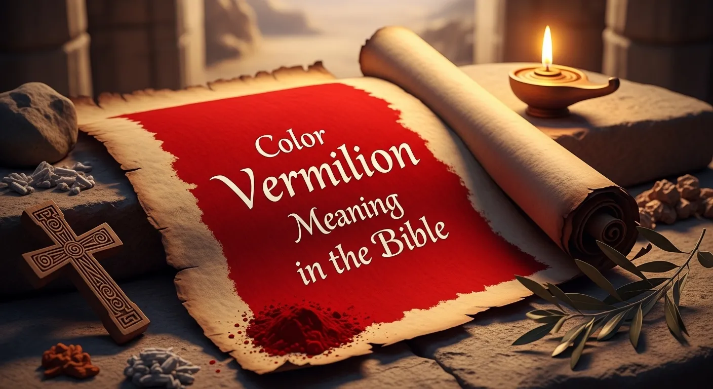 Color Vermilion Meaning in the Bible