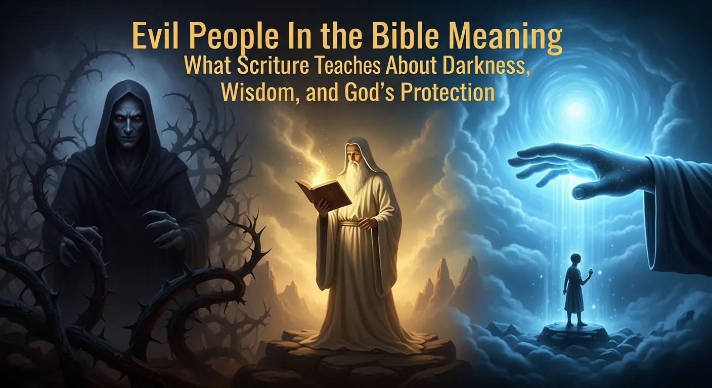 Evil People in the Bible Meaning