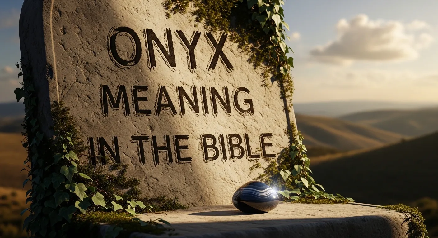 Onyx Meaning in the Bible