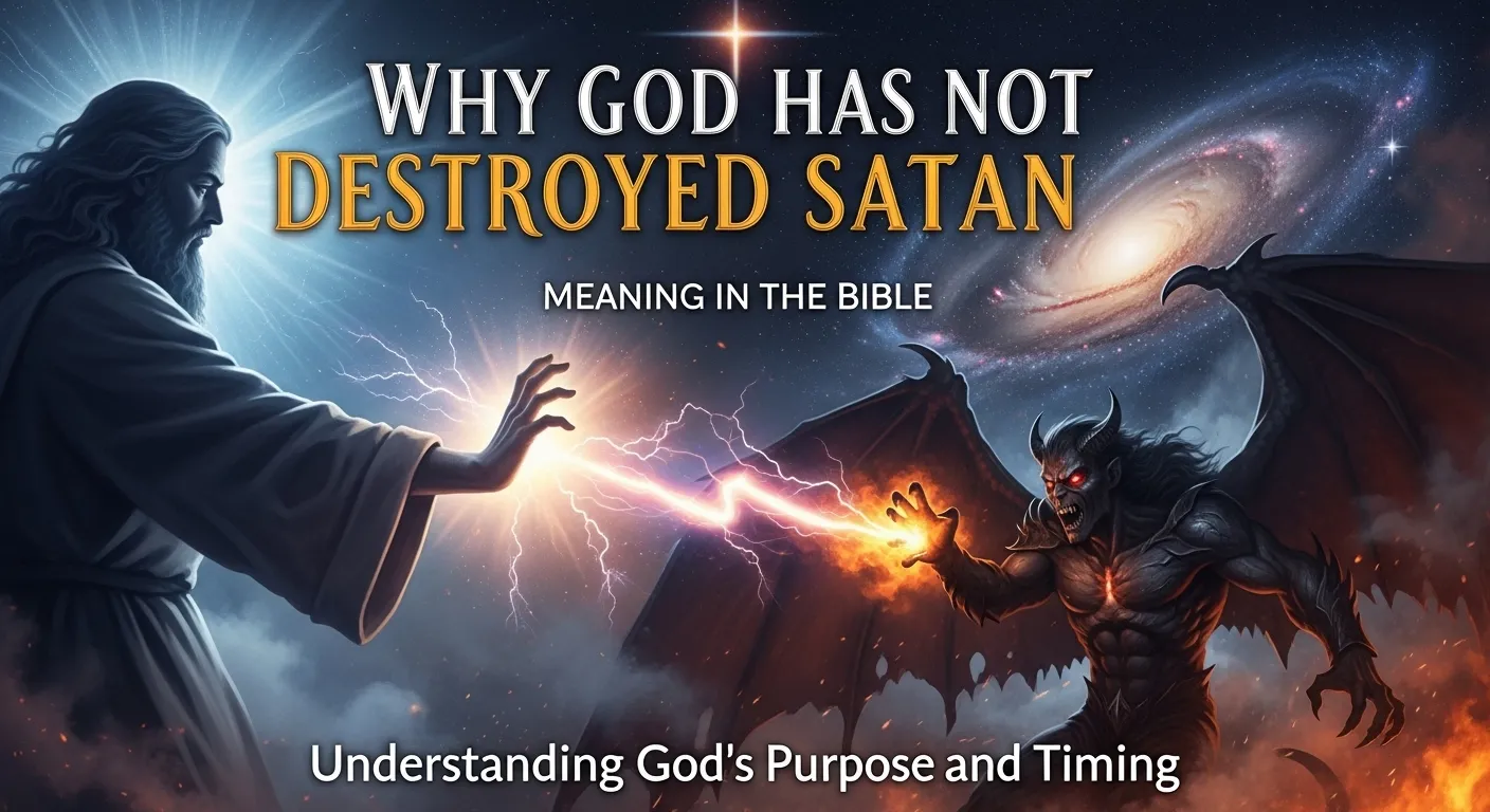 Why God Has Not Destroyed Satan Meaning in the Bible