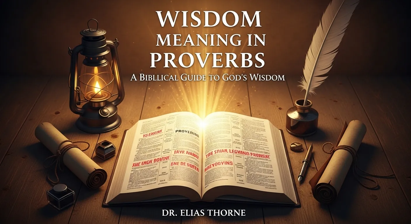 Wisdom Meaning in Proverbs