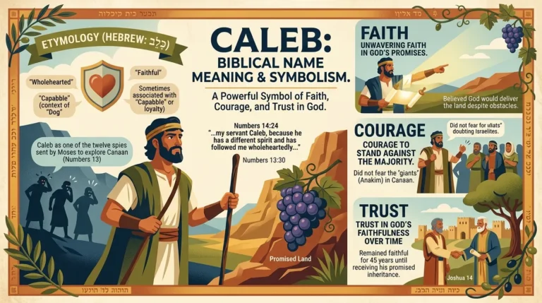 Caleb Name Meaning Bible