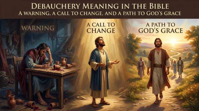 Debauchery Meaning in the Bible