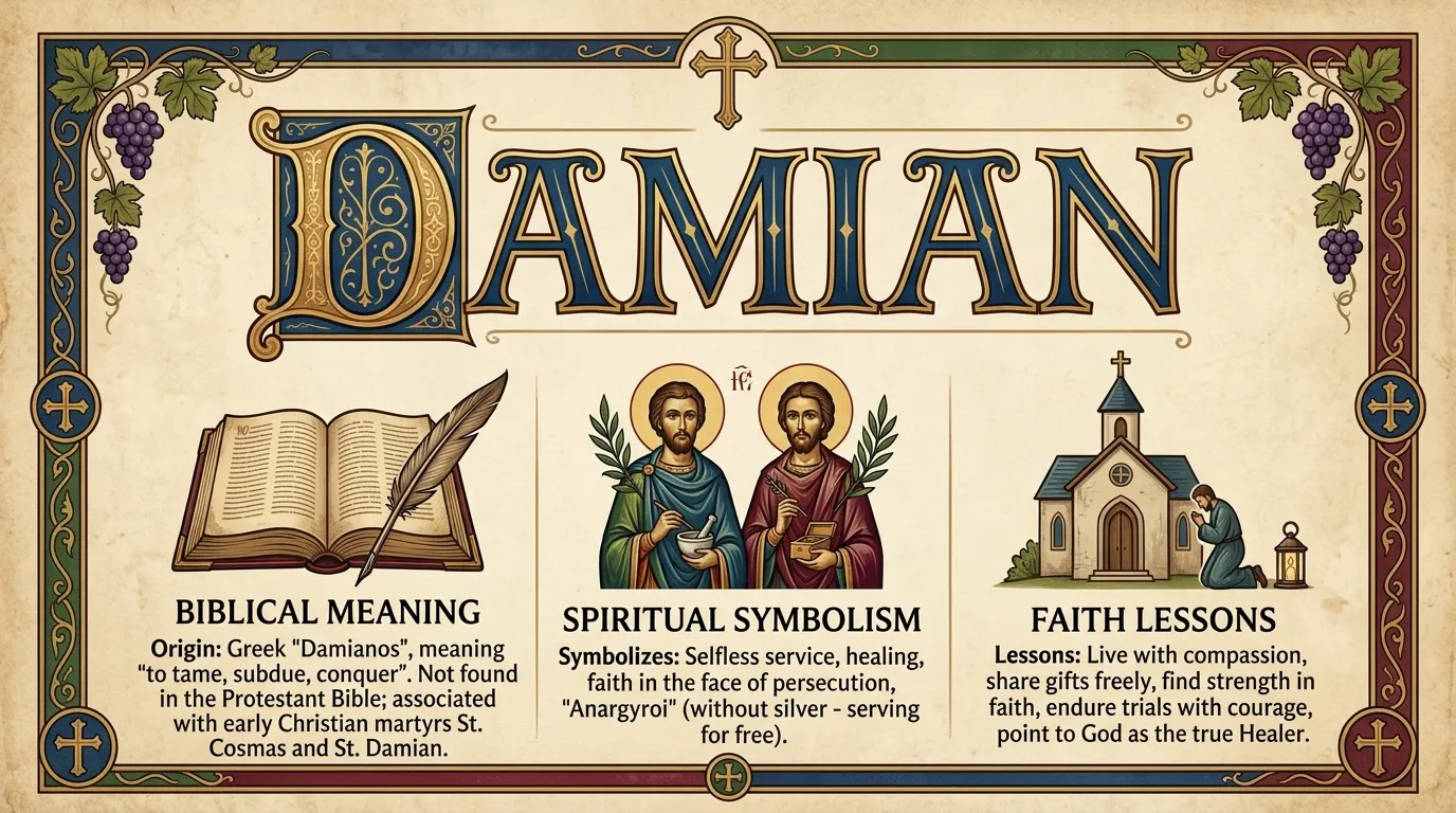 Meaning of Damian in the Bible