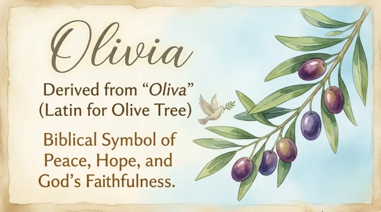 Olivia Name Meaning in Bible
