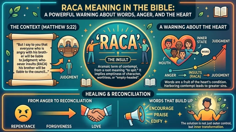 Raca Meaning in the Bible