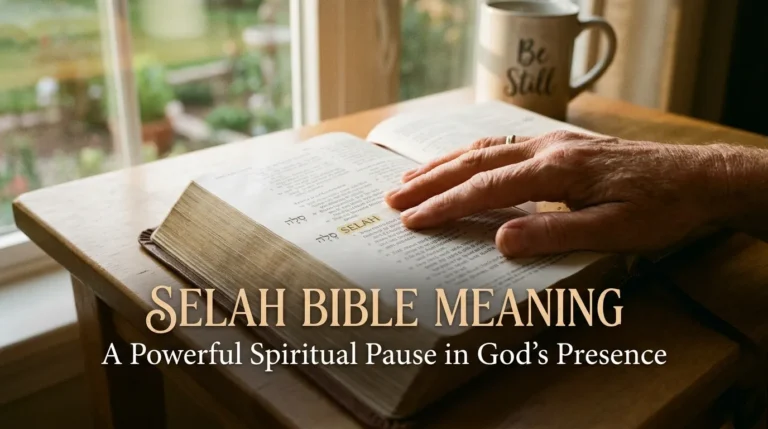 Selah Bible Meaning