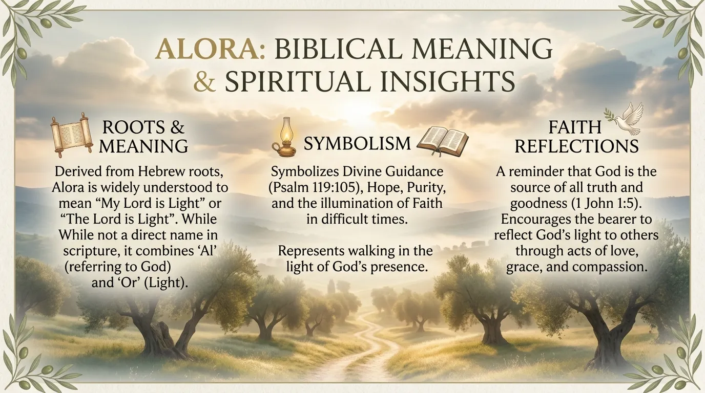 Alora Name Meaning in Bible: Biblical Meaning