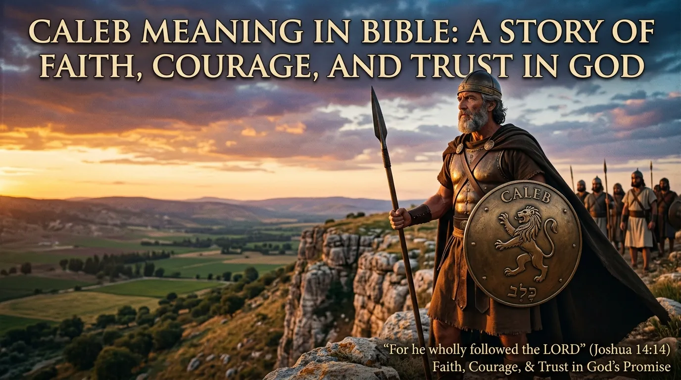 Caleb Meaning in Bible