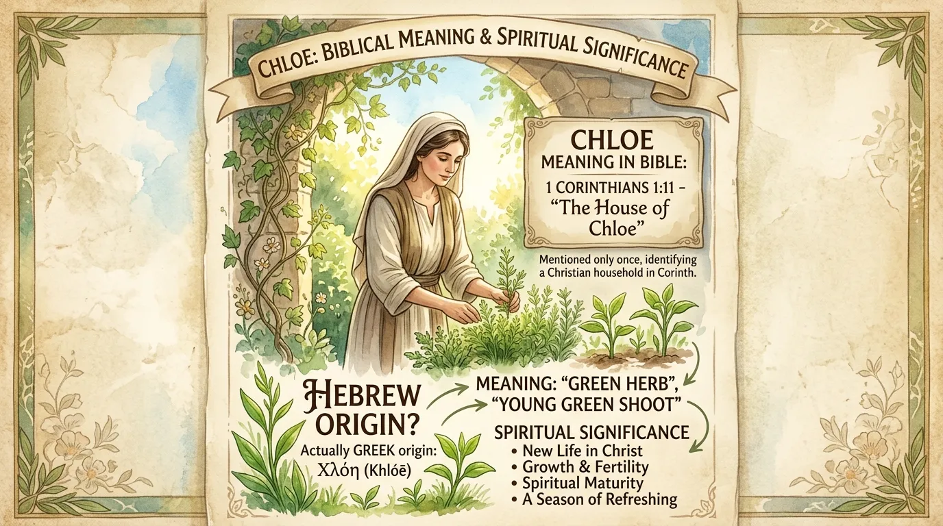 Chloe Meaning in Bible