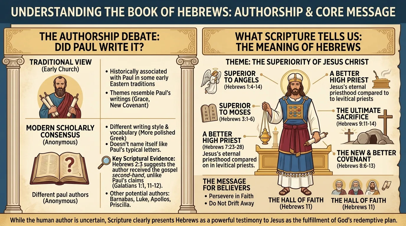 Did Paul Write Hebrews Meaning in the Bible