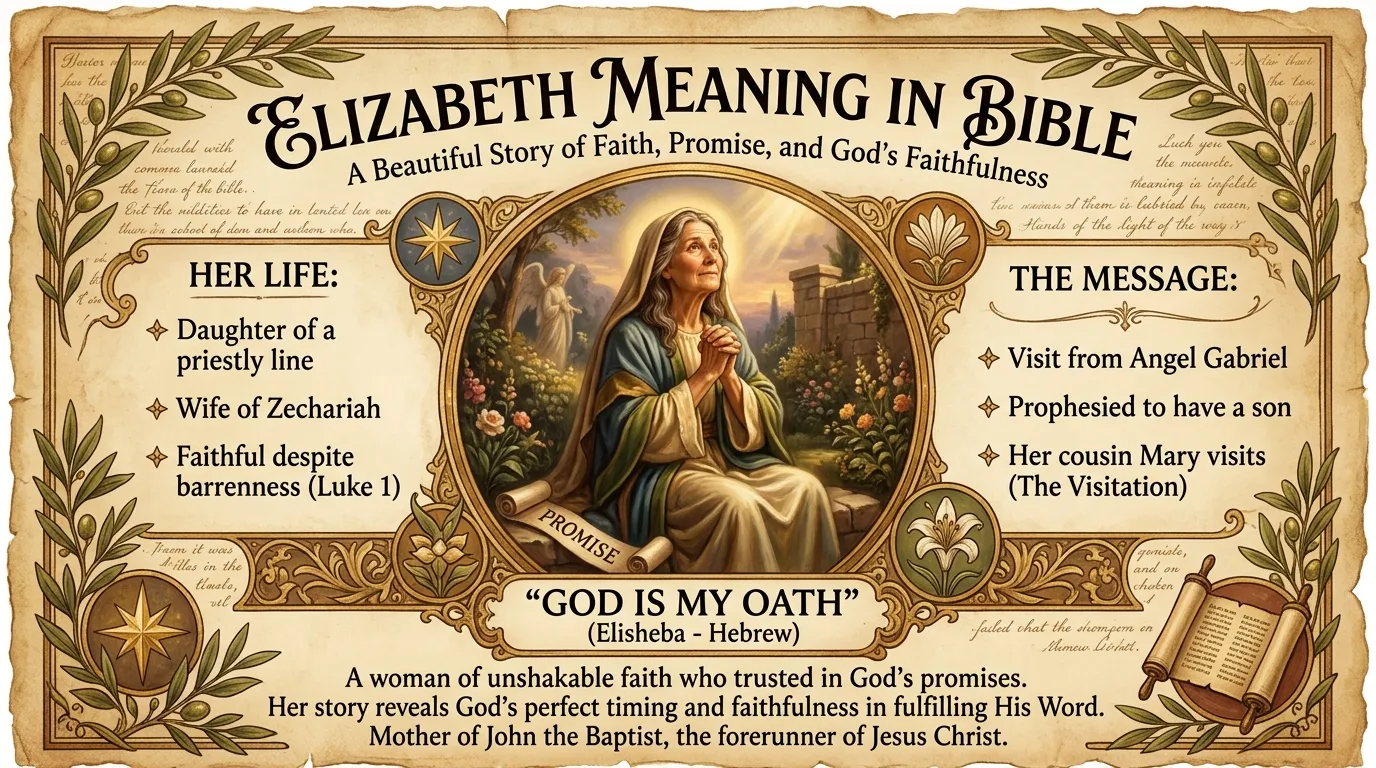 Elizabeth Meaning in Bible