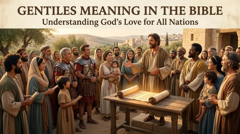 Gentiles Meaning in Bible: Understanding God's Love for All Nations