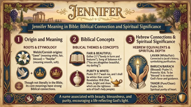 Jennifer Meaning in Bible: Hebrew Connection