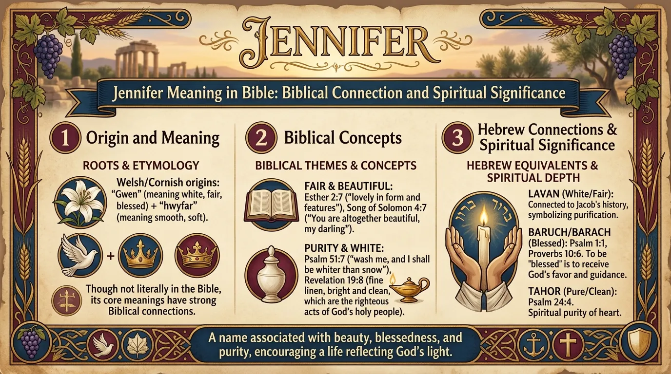 Jennifer Meaning in Bible: Hebrew Connection