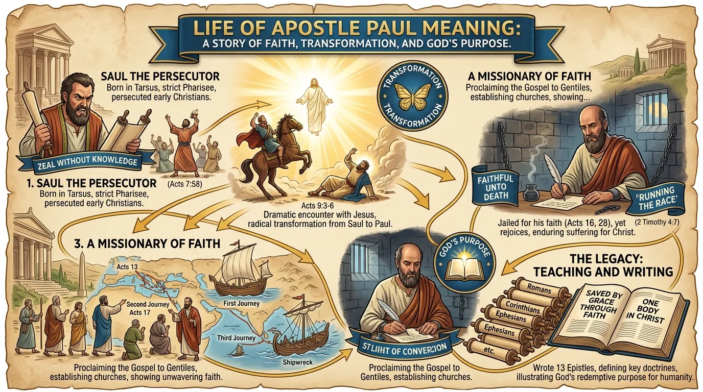 Life of Apostle Paul Meaning in the Bible
