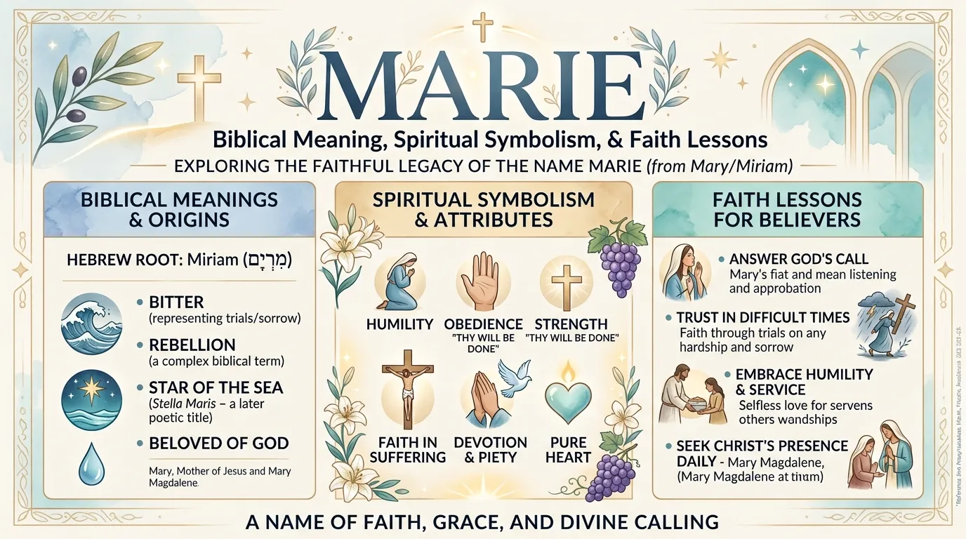 Marie Name Meaning in Bible: Biblical Meaning