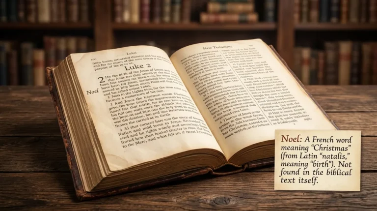Meaning of Noel in the Bible