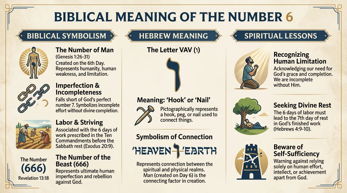 Number 6 Meaning in the Bible: Biblical Symbolism