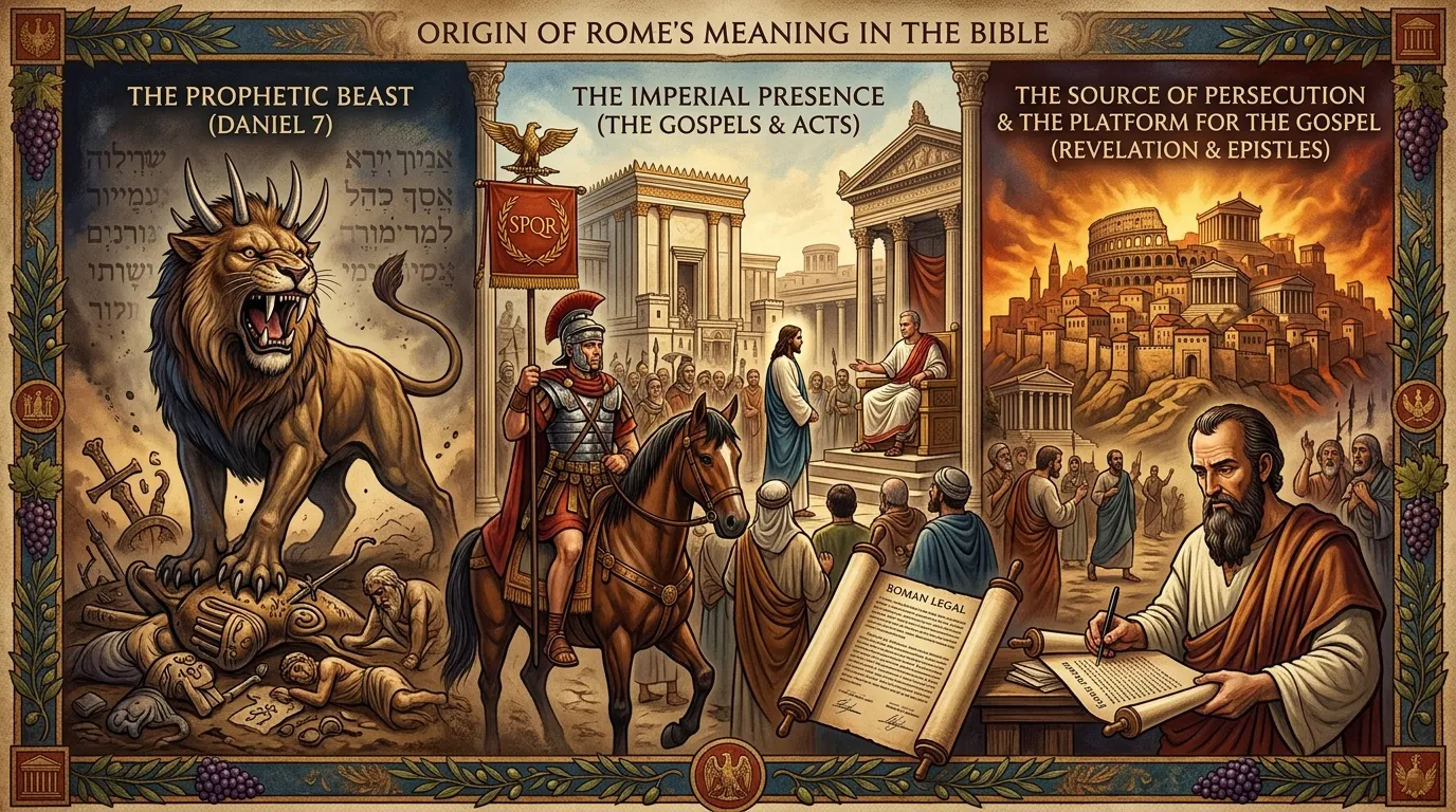 Origin of Rome Meaning in the Bible
