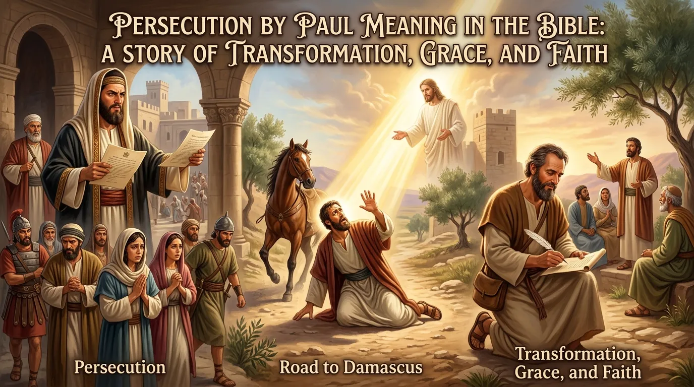 Persecution by Paul Meaning in the Bible