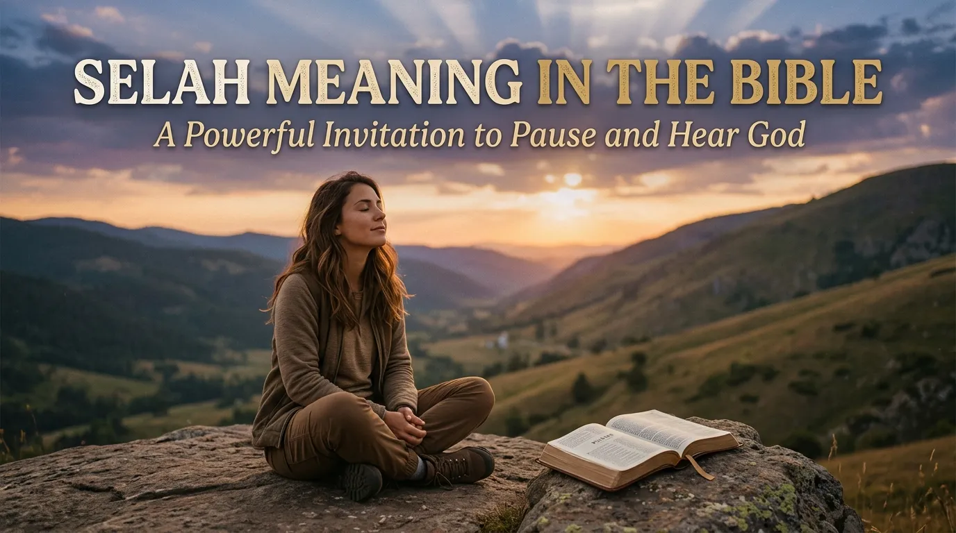 Selah Meaning in the Bible