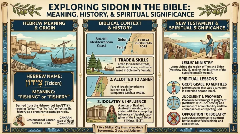 Sidon Meaning in the Bible: Biblical Meaning