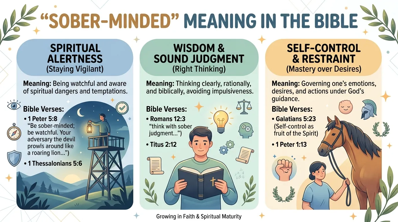 Sober-Minded Meaning in the Bible
