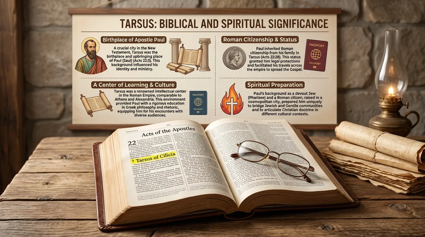 Tarsus Meaning in the Bible: Biblical and Spiritual Meaning