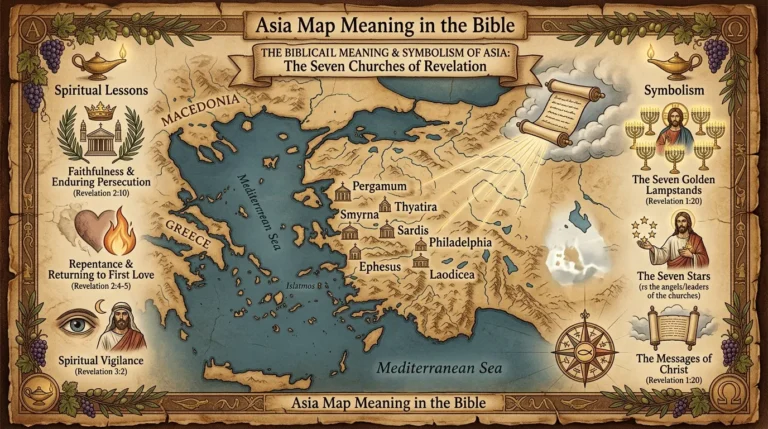Asia Map Meaning in the Bible