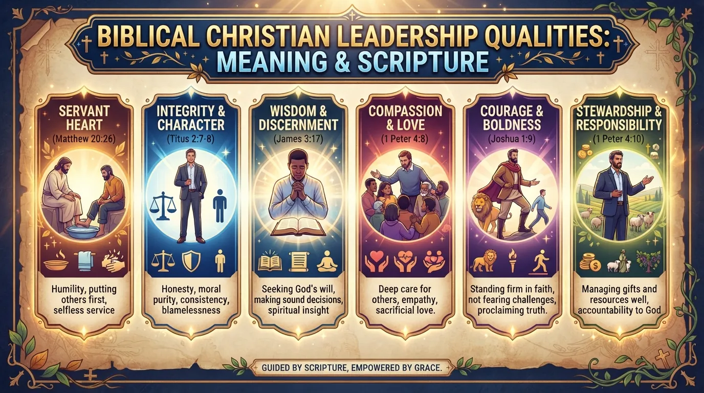 Christian Leadership Qualities Meaning in the Bible
