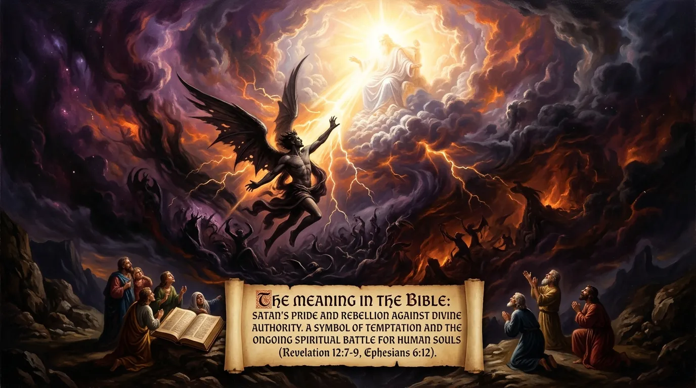 Devil Attacking God Meaning in the Bible