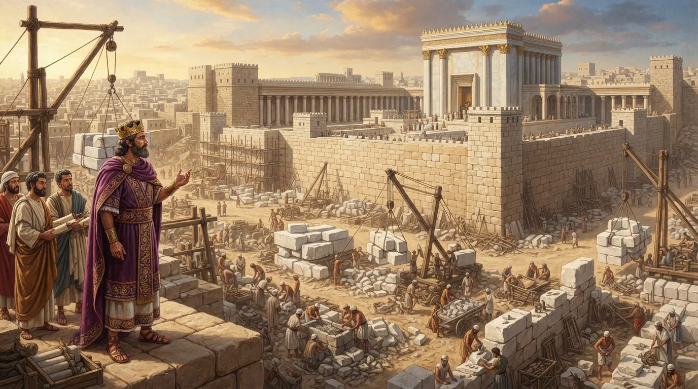Herod Rebuilds Temple Meaning in the Bible