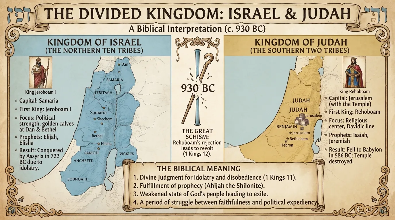 Israel Divided Kingdom Meaning in the Bible