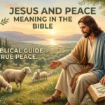 Jesus and Peace Meaning in the Bible