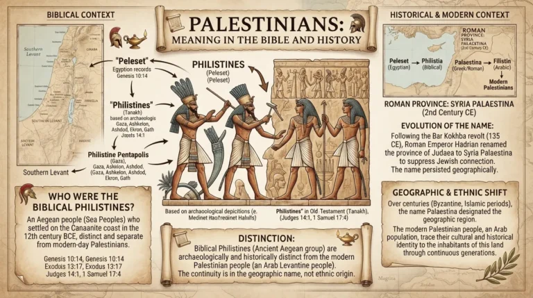 Palestinians Meaning in the Bible