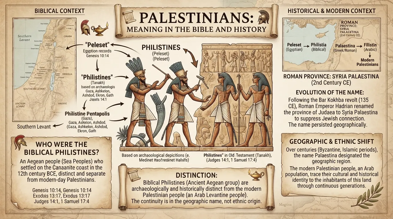 Palestinians Meaning in the Bible